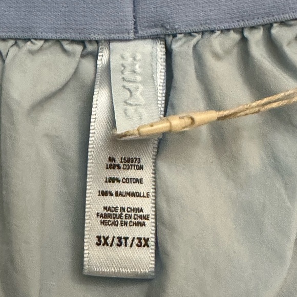 SKIMS Cotton Poplin Unisex Sleep Short in Glacier - Picture 10 of 10